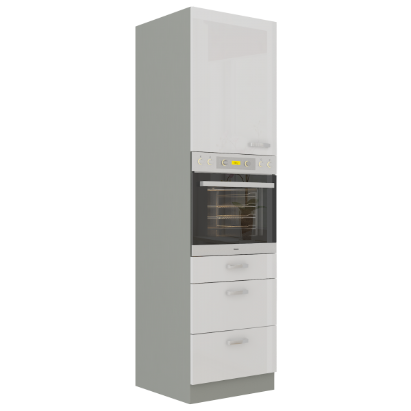 BIANKA 60 DPS-210 3S 1F potravinová skriňa so zásuvkami na vstavanú rúru